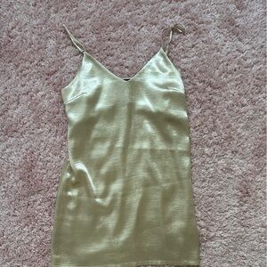Gold Mini Dress